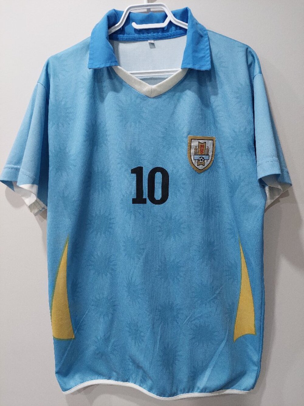 Uruguay Home Jersey #10 Diego Forlan  jersey Size L